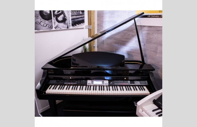 Used Minster Grand 500 Polished Ebony Digital Piano Complete Package (SN:07572) - Image 1